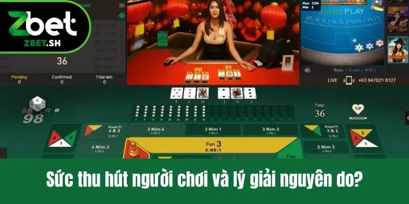 Sức thu hút người chơi và lý giải nguyên do?